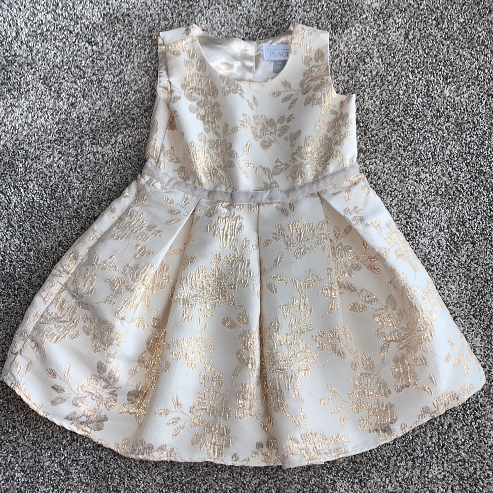Gold children’s place dress, 4T